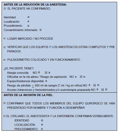 Normas seguridad quirófano